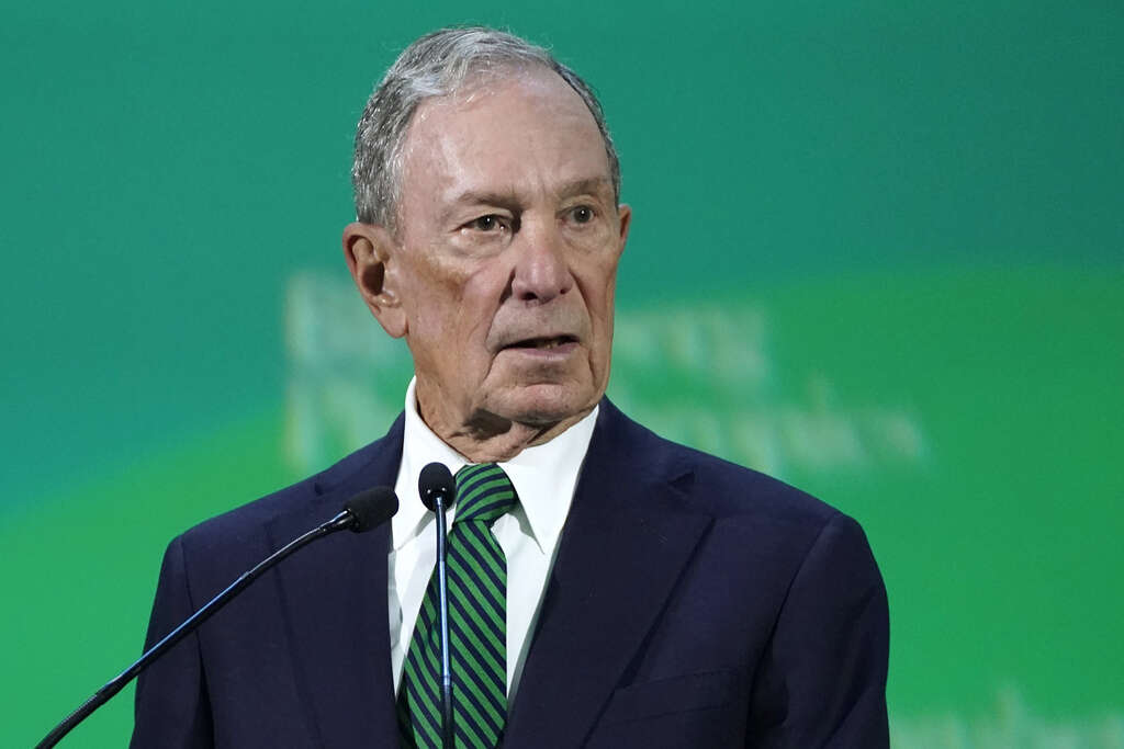 FILE - Michael Bloomberg, founder of Bloomberg Philanthropies and Bloomberg...