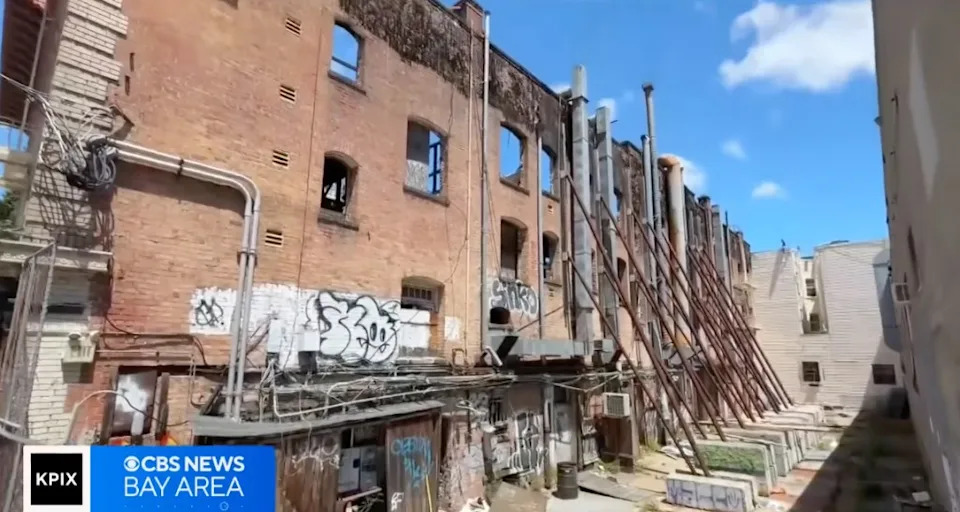 Verdi building supported by temporary offshoring. KPIX