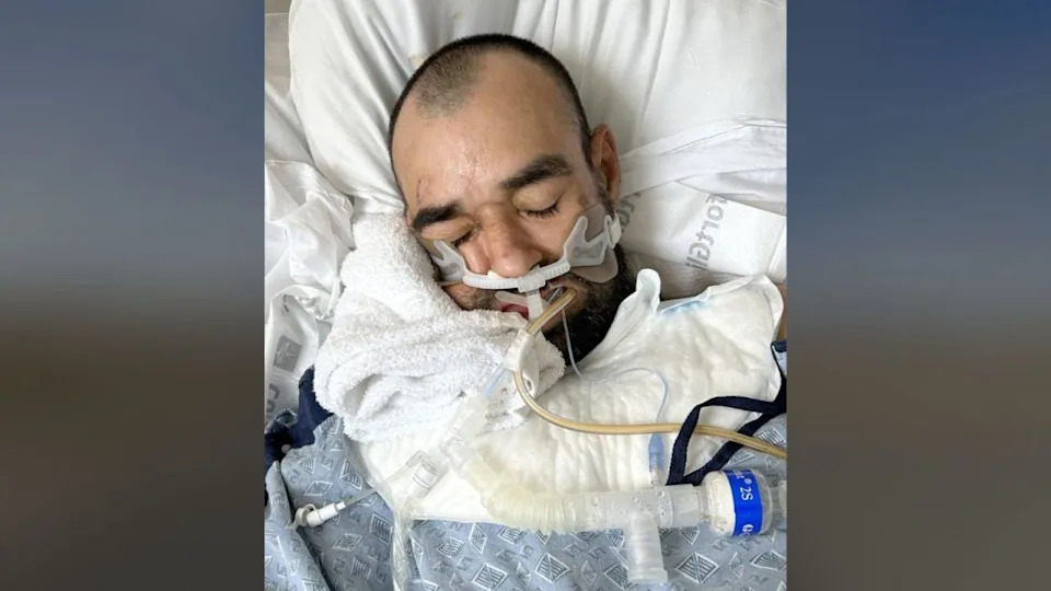 A male patient, Erasmo Martinez, around 43 years old, is hospitalized at St. Francis Medical Center in Lynwood. (St. Francis Medical Center)