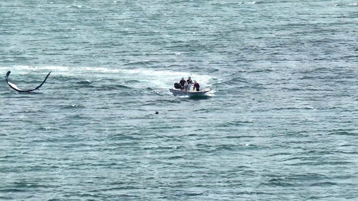 Boy credited with saving father after kite board fall at Long Beach in Nahant