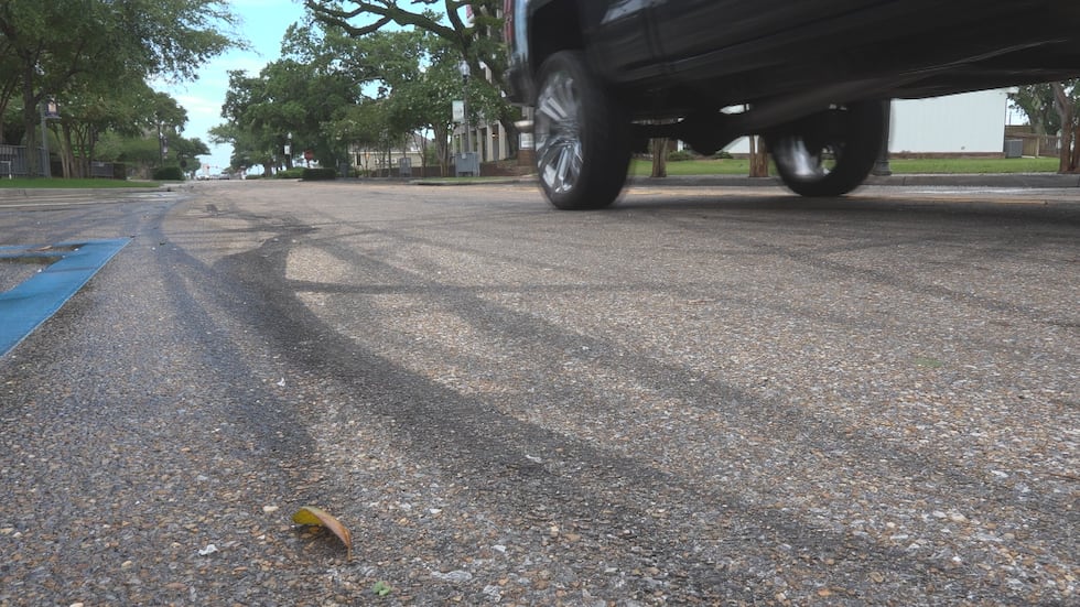 Jeff Davis Avenue has been left covered in tire marks from the event’s bike stunt show, and...
