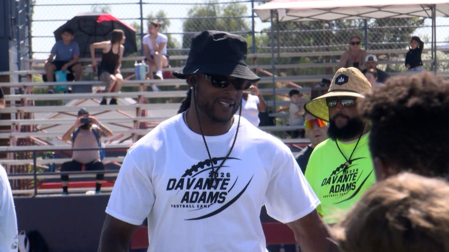 Adams gives back with first football camp in Fresno