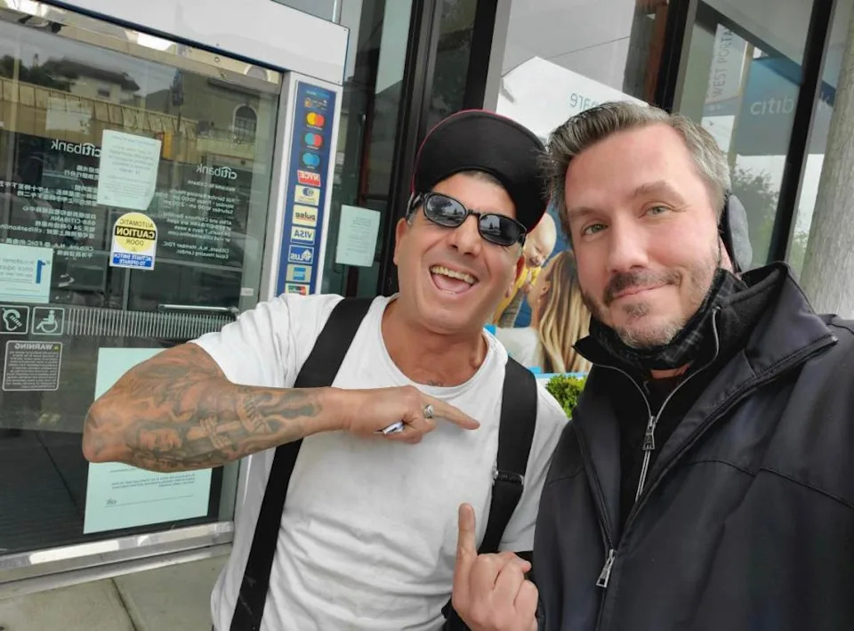 Victim Eric Bigone, at left. Facebook/Sven Söderlund