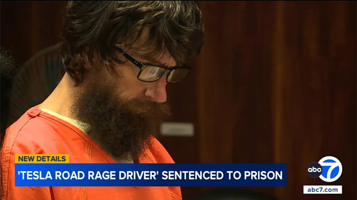 California's Infamous "Tesla Road Rage Driver" Is Going to Prison in Hawaii After Attacking a Mother and Daughter
