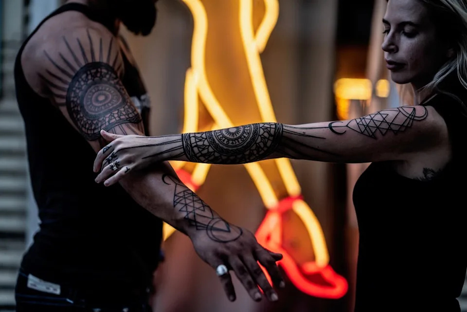 Tattooing by Dillon Forte. (Courtesy of Dillon Forte)