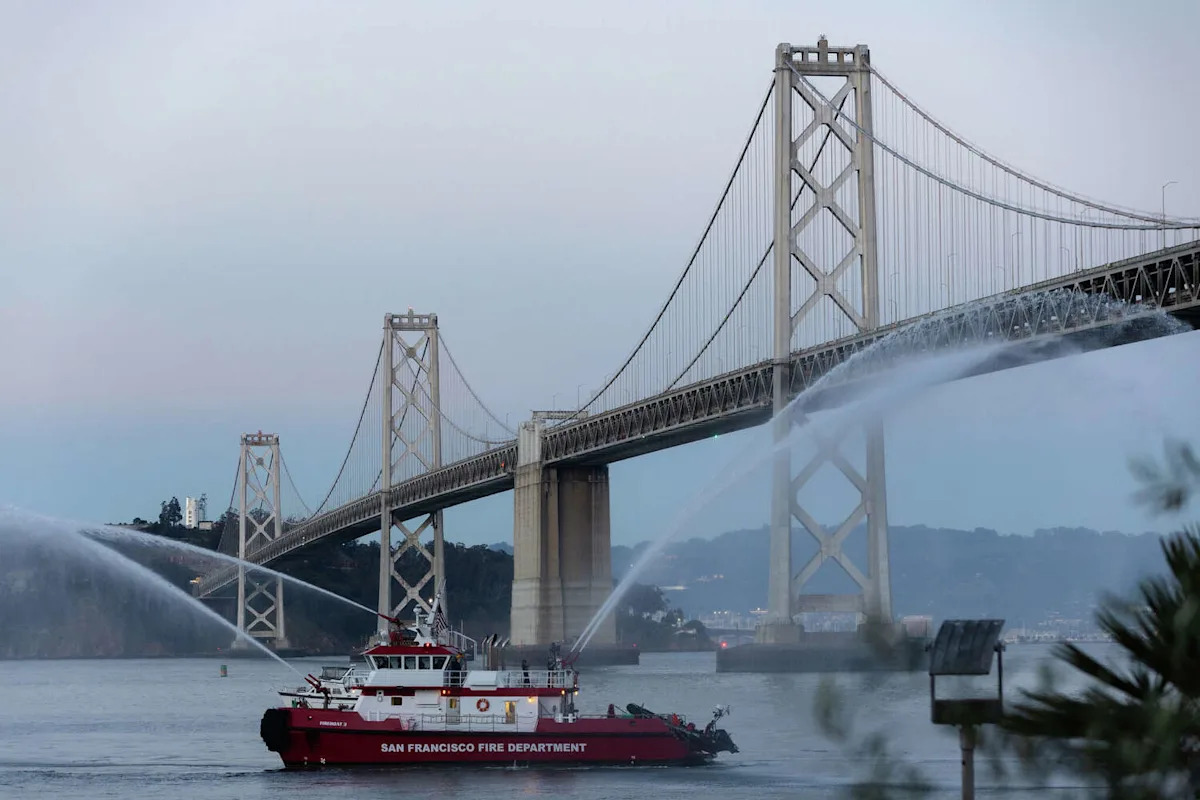 Person rescued after falling into San Francisco Bay near Ferry Building