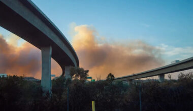 Tens of thousands evacuated as California brush fire races toward homes, moving dangerously fast