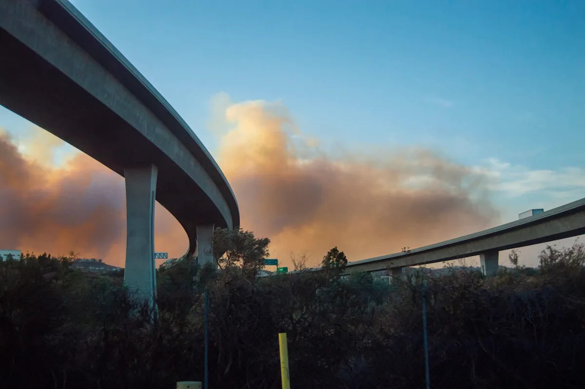 Tens of thousands evacuated as California brush fire races toward homes, moving dangerously fast