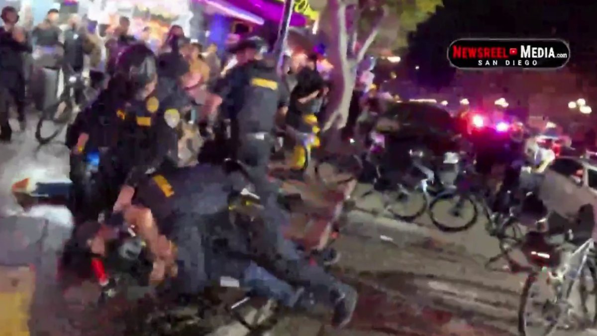 Formal investigation opened after Gaslamp clash between SDPD officers and crowd – NBC 7 San Diego