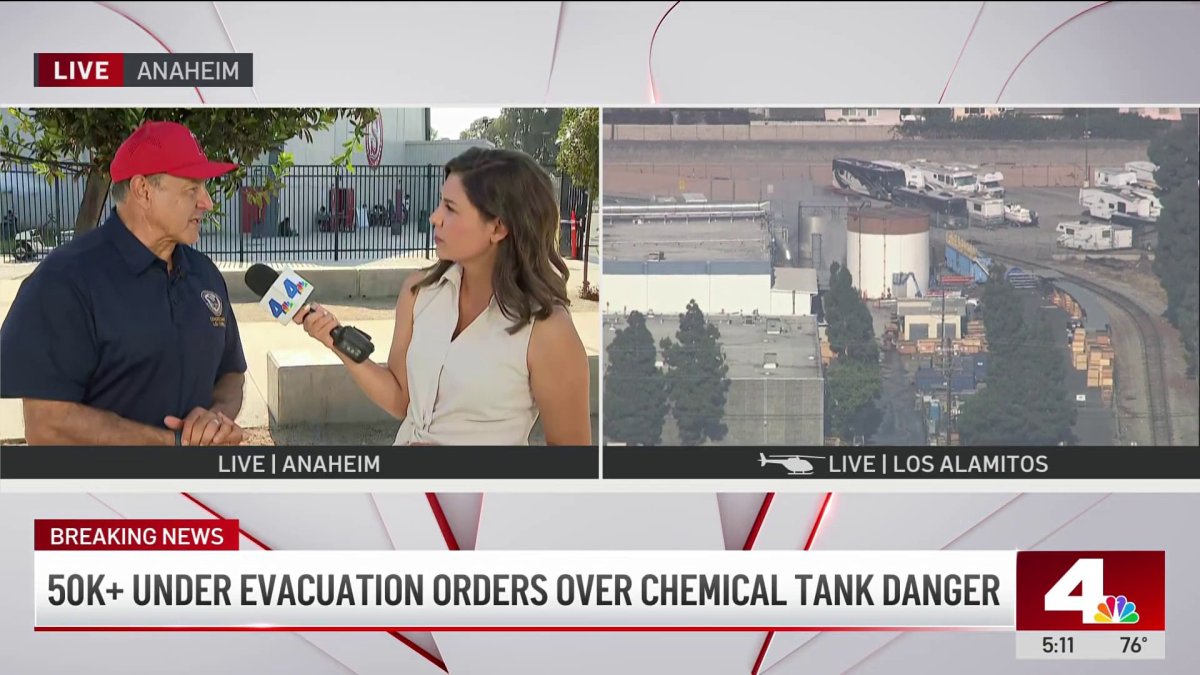 About 1,000 homes in Anaheim impacted by Garden Grove hazmat crisis – NBC Los Angeles