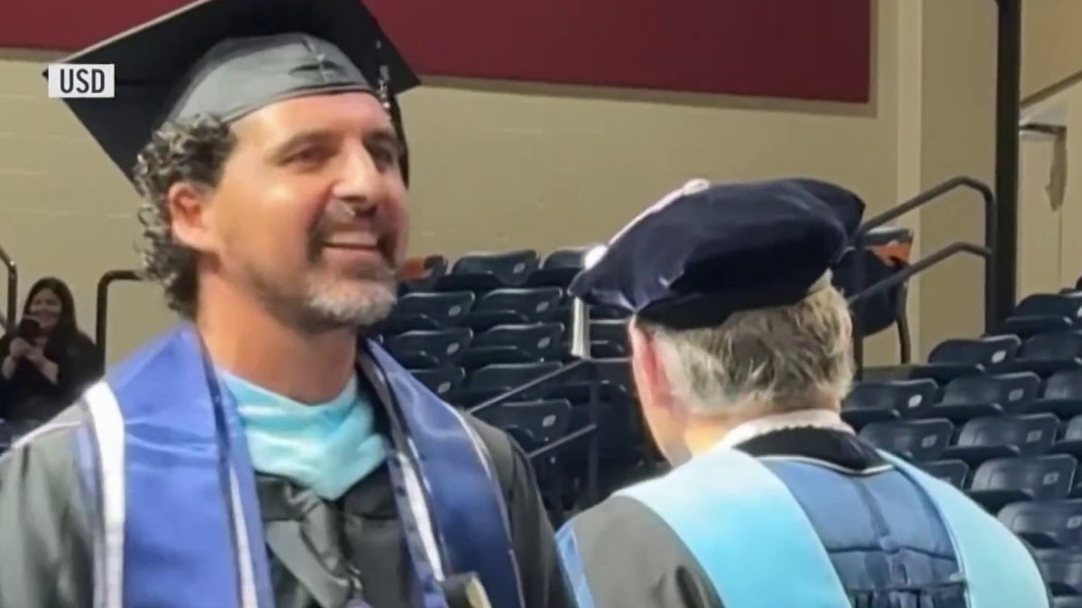 Formerly incarcerated man graduates from USD with master’s degree – NBC 7 San Diego