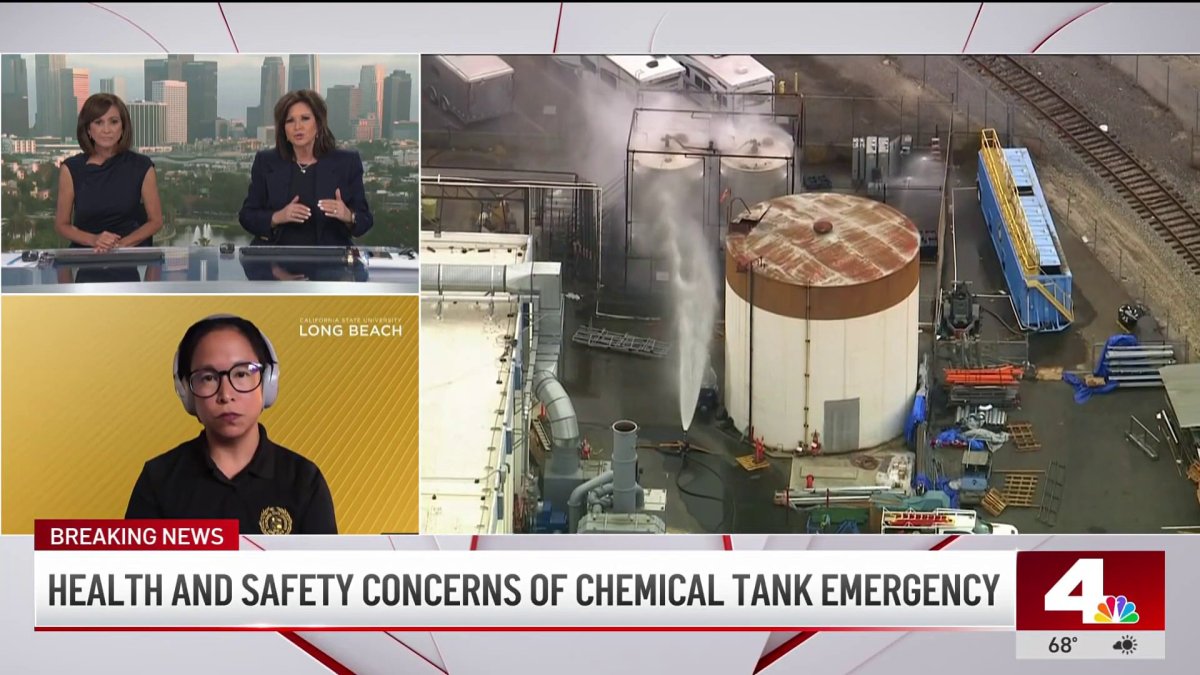Health and safety concerns of chemical tank emergency in Garden Grove – NBC Los Angeles