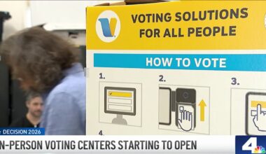 Over 100 in-person early voting centers open Memorial Day weekend in LA County – NBC Los Angeles