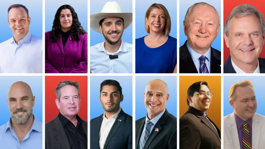 <em>Congressional candidates for CA-48 (campaign courtesy).</em>
