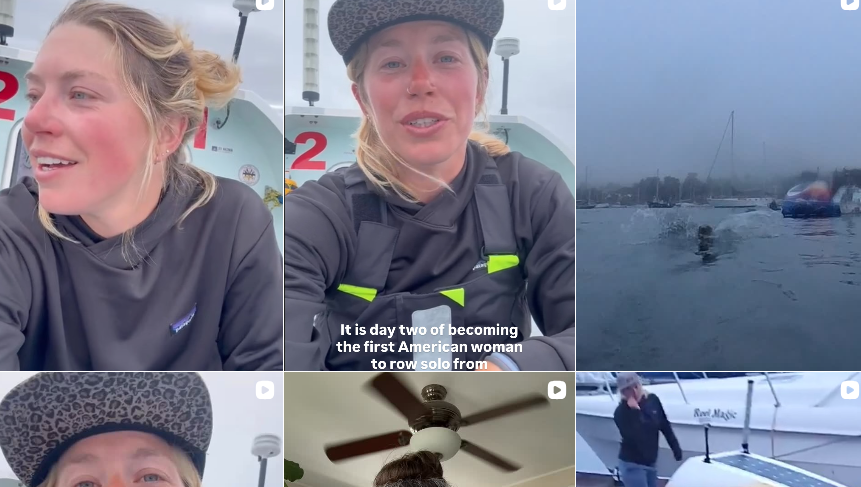 Kelsey Pfendler begins historic solo ocean rowing trip from California to Hawaii