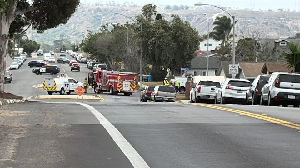 Gas leak forces evacuation in San Diego's Egger Highlands