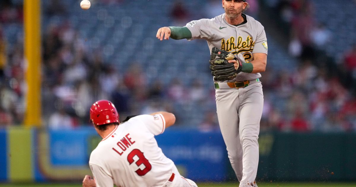Gelof hits RBI groundout in 10th inning to give Athletics 3-2 win over Angels :: WRAL.com
