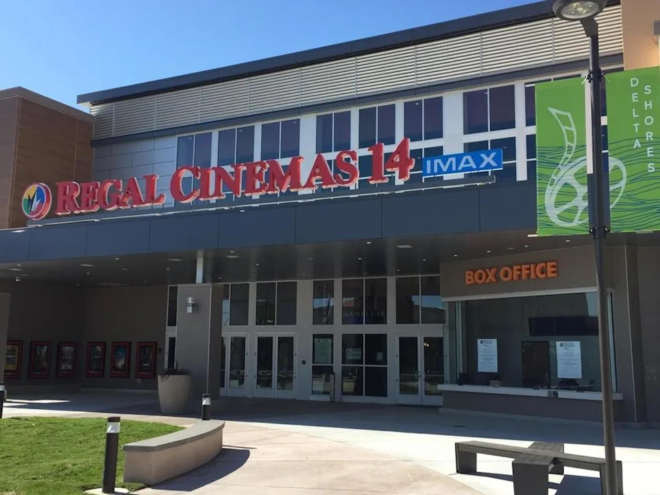 Regal Cinemas 14 and IMAX at Sacramento’s Delta Shores retail center.