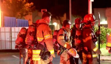 Crews investigate North Highlands church fire