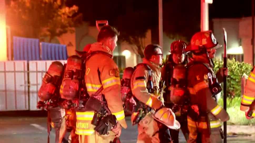Crews investigate North Highlands church fire