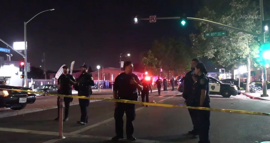Video from the scene shows the aftermath of the deadly crash at 85th and International in Oakland.