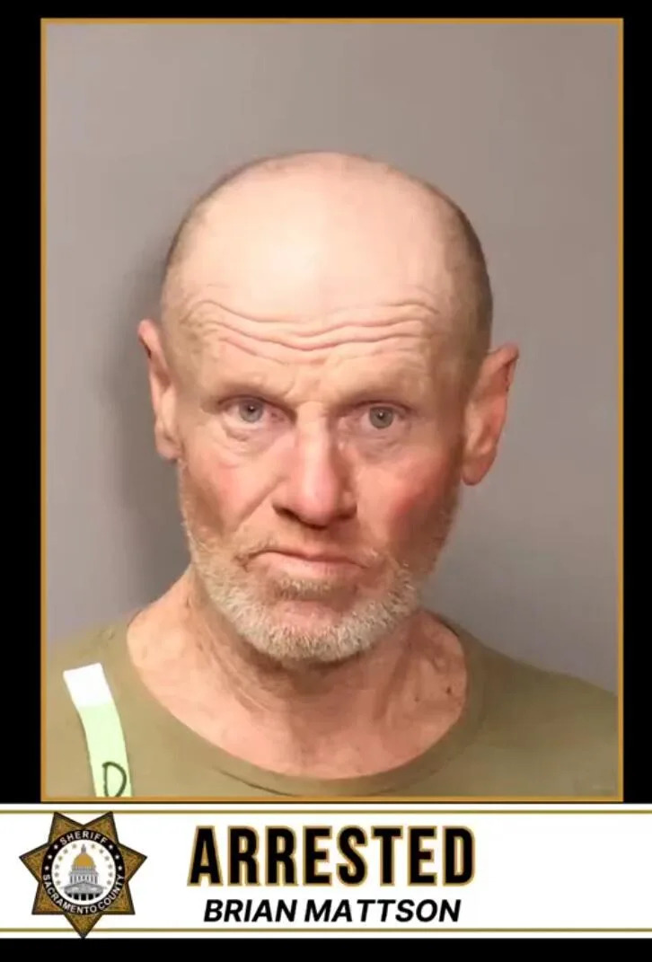 A mugshot of a man.