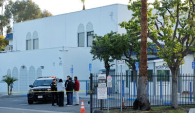 ‘Anti-Islamic writings’ found in car of California mosque shooting suspects, official says