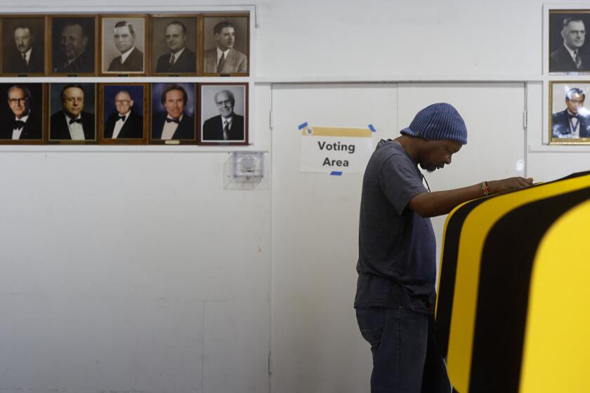 Despite Trump's recent insistence, in-person voting does exist in Los Angeles