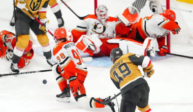 Golden Knights Drop Fourth Straight Game 2 Since Last Season, Head To Anaheim Tied 1-1