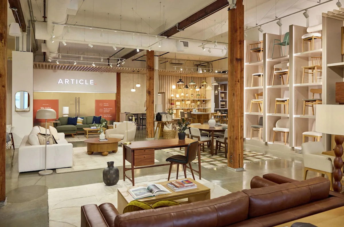 A major online furniture brand is opening a San Francisco showroom