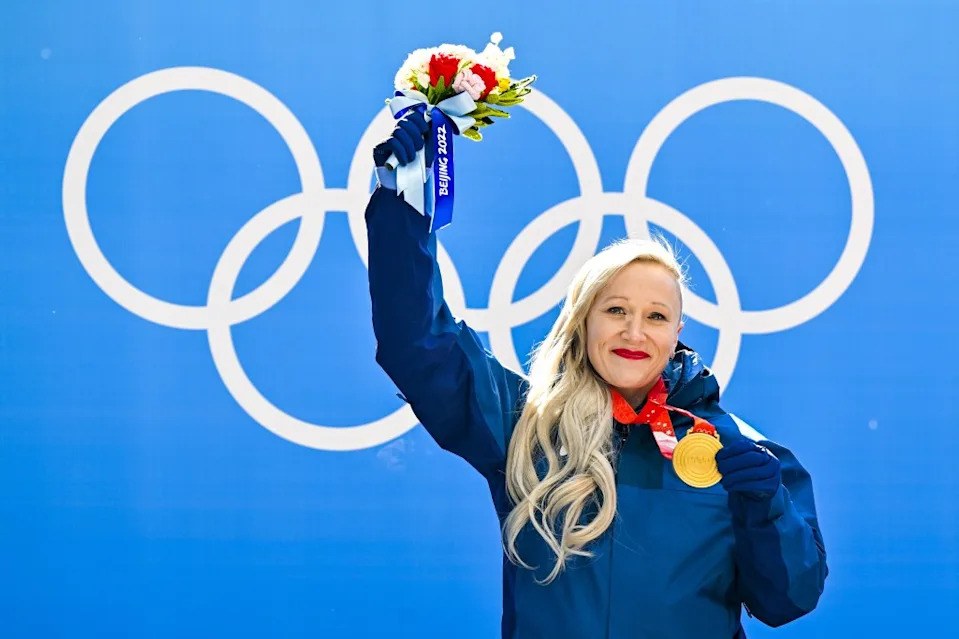 Olympic bobsled gold medalist Kaillie Humphries also criticized Gov. Gavin Newsom over California’s trans athlete policy. EPA