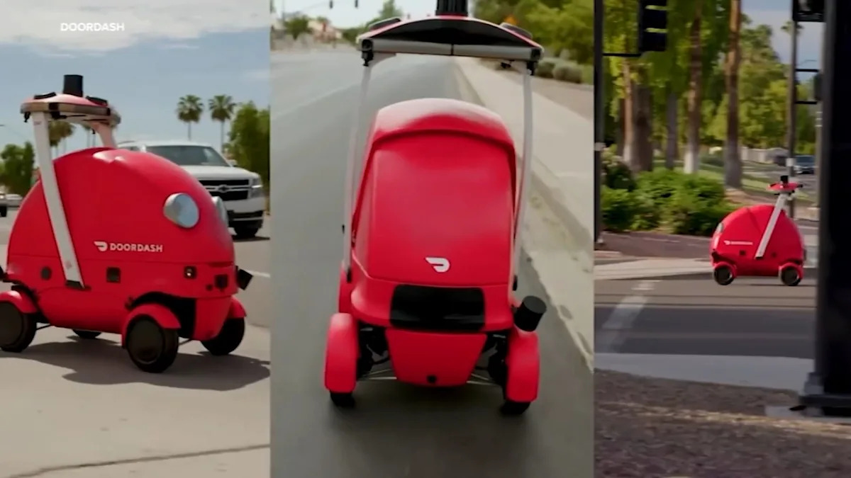 San Jose cyclists may soon have to share bike lanes with DoorDash delivery robots