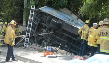 Man charged with manslaughter in crash that sent truck careening through wall • Long Beach Post News