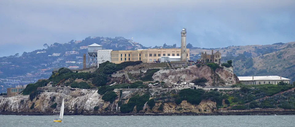A view of Alcatraz Island on Friday, May 22, 2026, in San Francisco, CA.