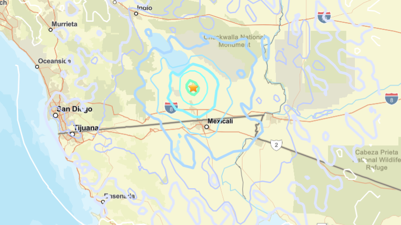 4.5-magnitude earthquake among several quakes that shook Southern California