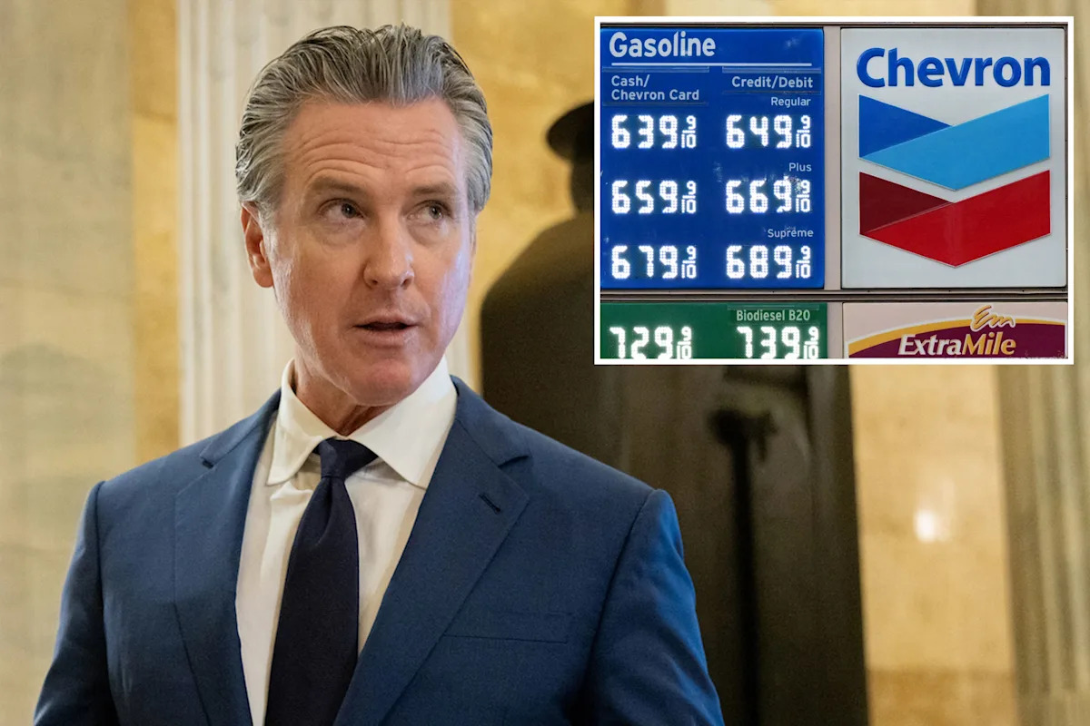 Gavin Newsom declares war on Chevron and California small businesses as he tells drivers to avoid gas stations