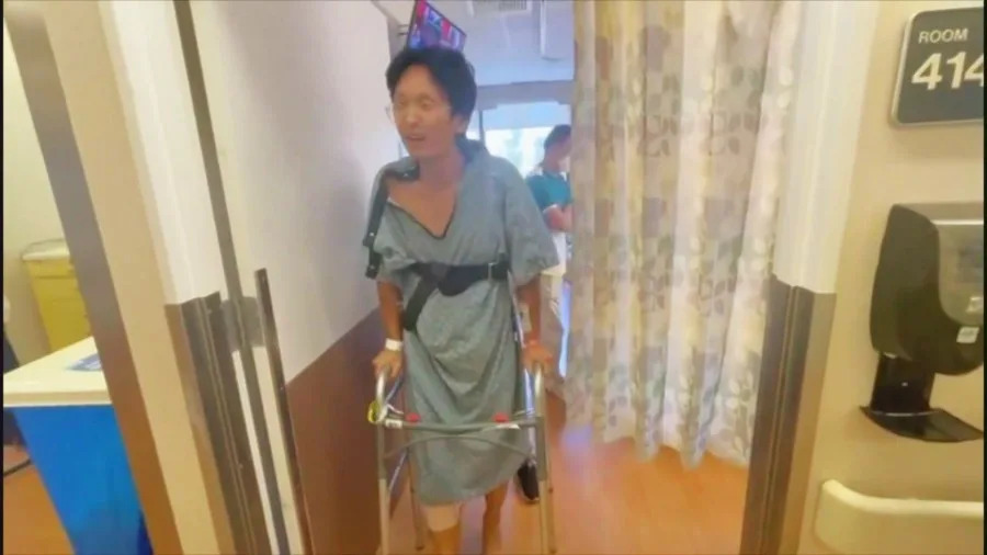 Tommy Le was in critical condition after the crash and spent a long and difficult road to recovery. (Tommy Le)