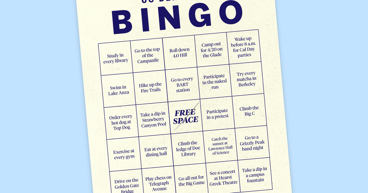 Play this Berkeley bingo to optimize your next school year | How To