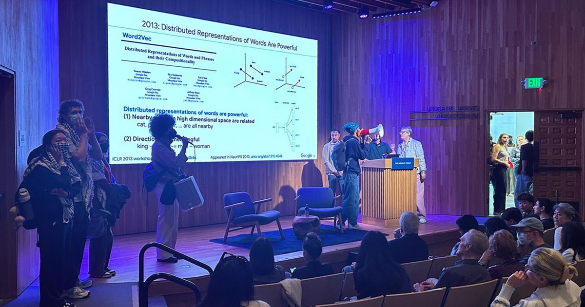 Protesters shut down Berkeley Forum event hosting Google AI scientist | Campus