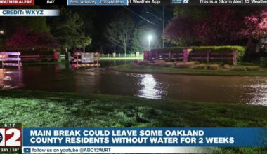 Gov. Whitmer declares emergency after Oakland County water main break | Video