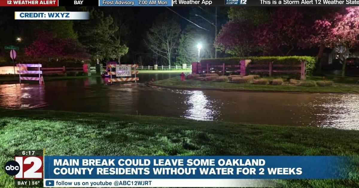 Gov. Whitmer declares emergency after Oakland County water main break | Video