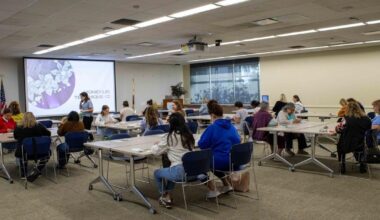 Fullerton locals ‘lei’ back for crafty library event | Lifestyle