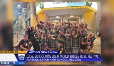 Parsons Junior High musicians win gold at national festival in Anaheim | Video