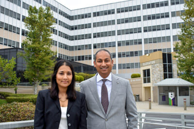 Left to right: Sapna Mehta, D.O., chief medical officer, and Gary Purushotham, chief executive officer, both of MemorialCare Long Beach Medical Center.