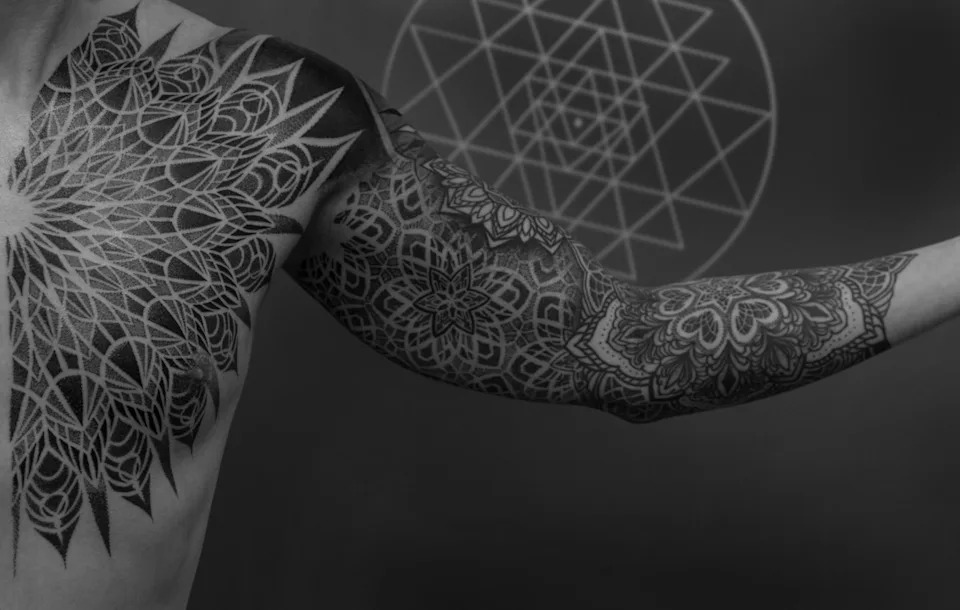 Chest and arm sleeve by Dillon Forte. (Courtesy of Dillon Forte)