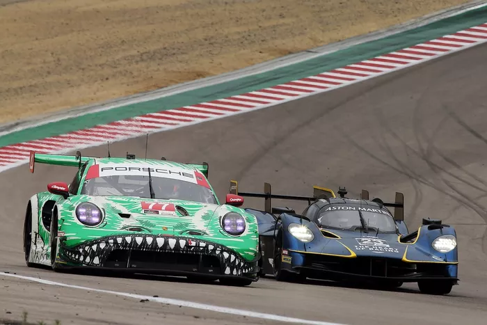 #77 AO Racing: Nick Tandy, Harry King, #23 ASTON MARTIN THOR Team: Ross Gunn, Roman De Angelis