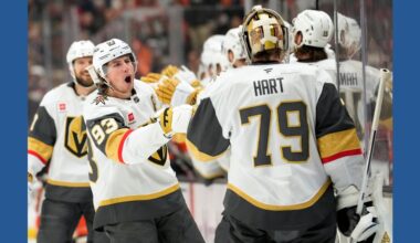 Golden Knights beat Ducks 5-1 in Game 6 to reach the Western Conference finals