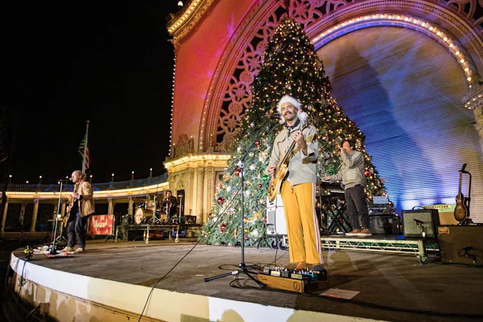 Boaz Roberts of Switchfoot performs at Balboa Park’s “December Nights” at Balboa Park on December 02, 2023 in San Diego, California. Getty Images