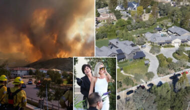 Kardashian mansions threatened as wildfires ravage Southern California
