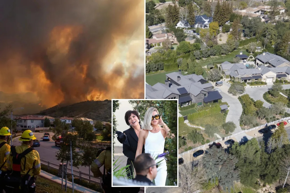 Kardashian mansions threatened as wildfires ravage Southern California